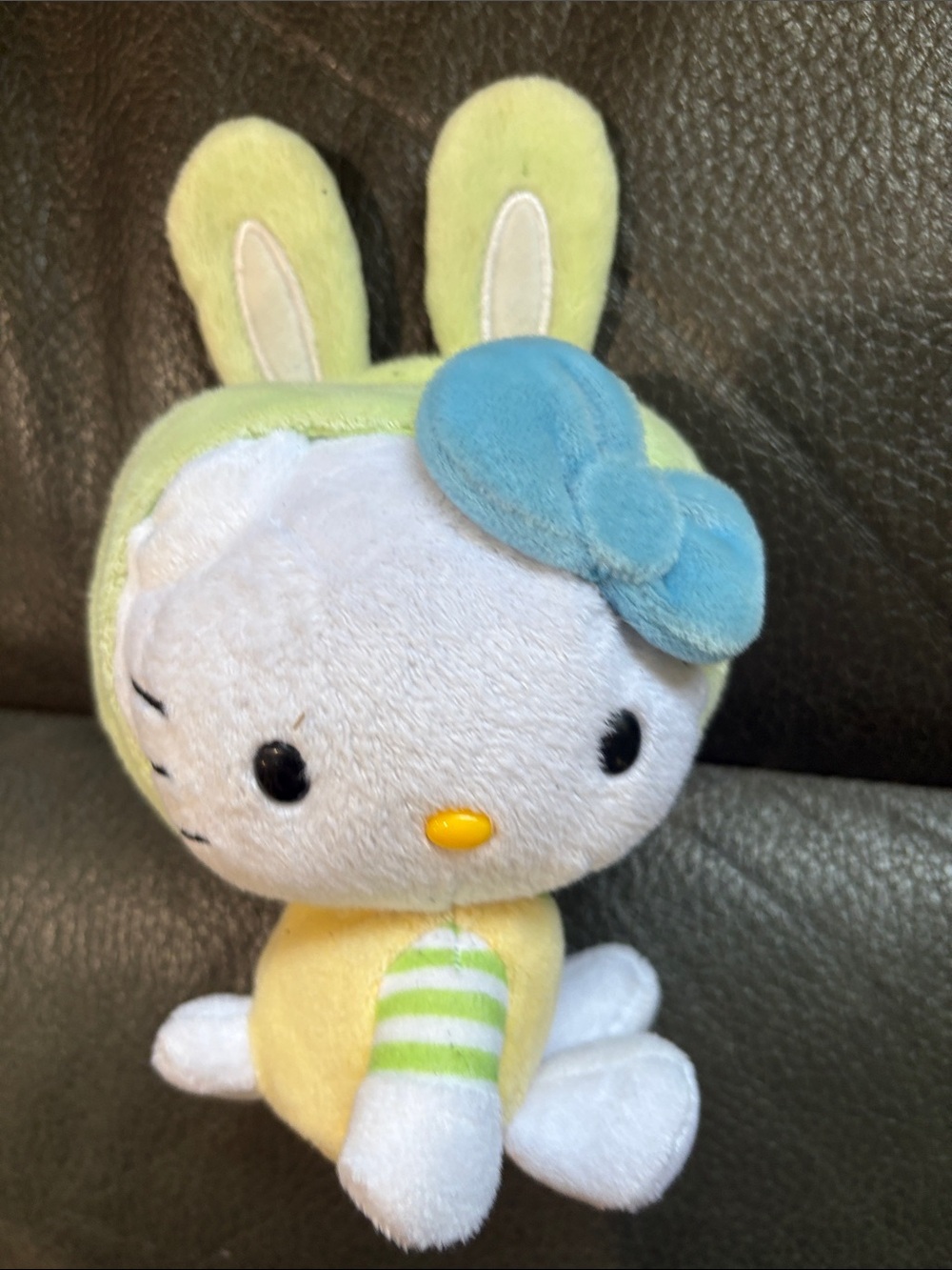 Hello kitty plush dressed as bunny